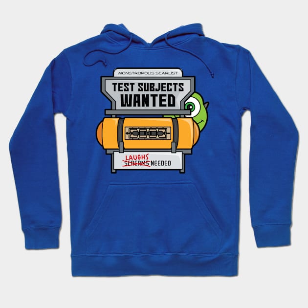 Scarlist Test Subjects Wanted Hoodie by DeepDiveThreads